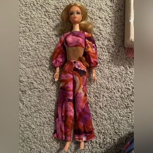 VINTAGE 1971  LIVE ACTION BARBIE DOLL Mod Era With ORIGINAL OUTFIT